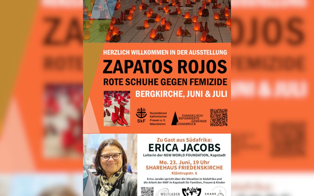Ein Abend voller Inspiration: Erica Jacobs aus Südafrika am 23.06 in Osnabrück